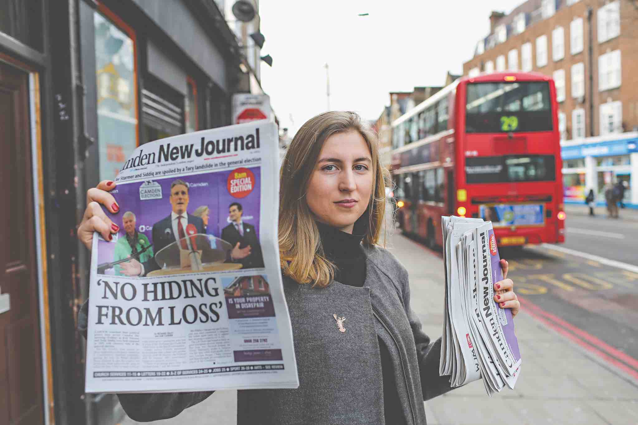 CNJ at 40: Help us celebrate our birthday – and support campaigning journalism 05_Election special CNJ held by Helen Chapman