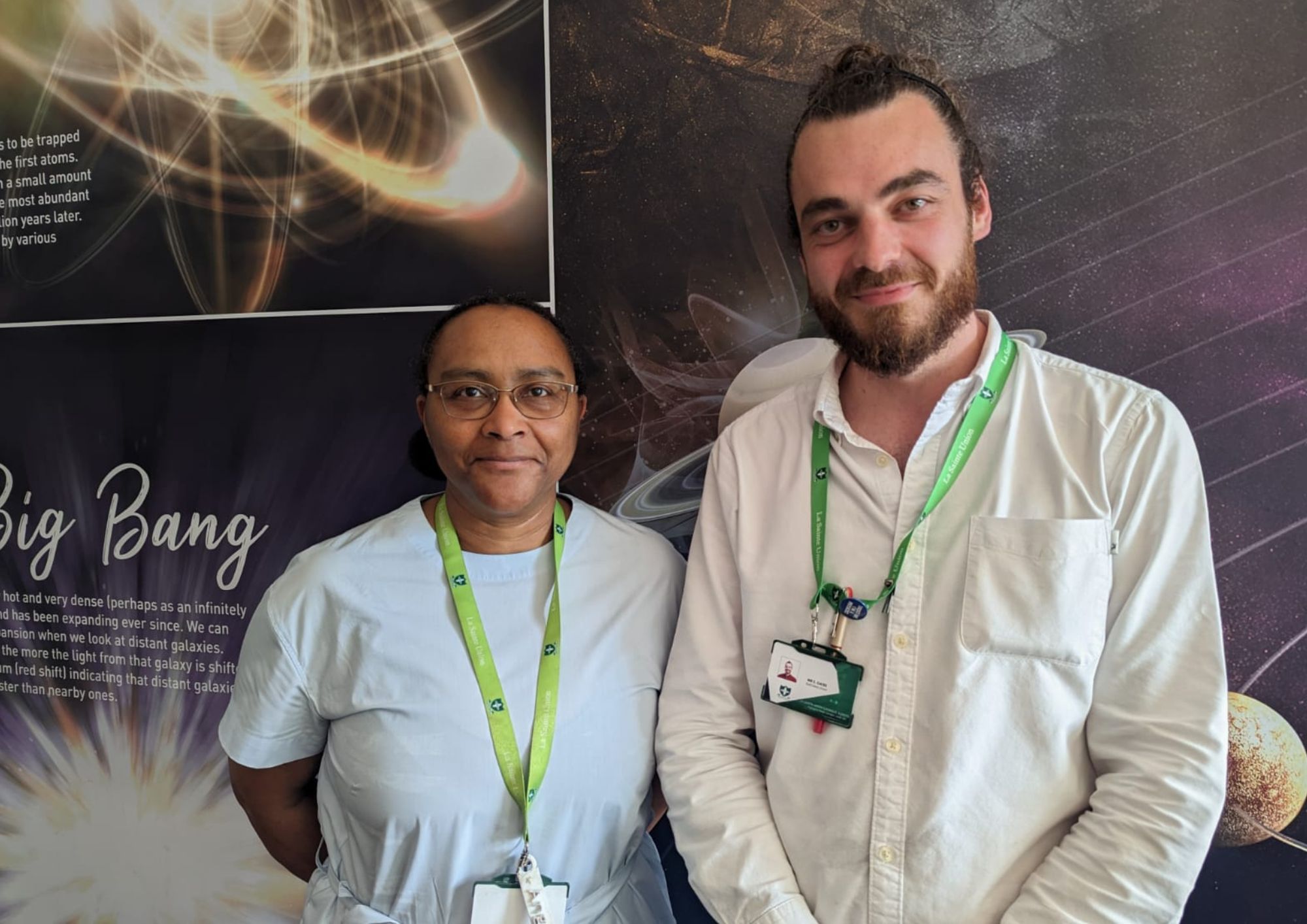 STEAM: Pupils learn STEAM is open to everyone Angela Defoe and Simon Oates from LSU