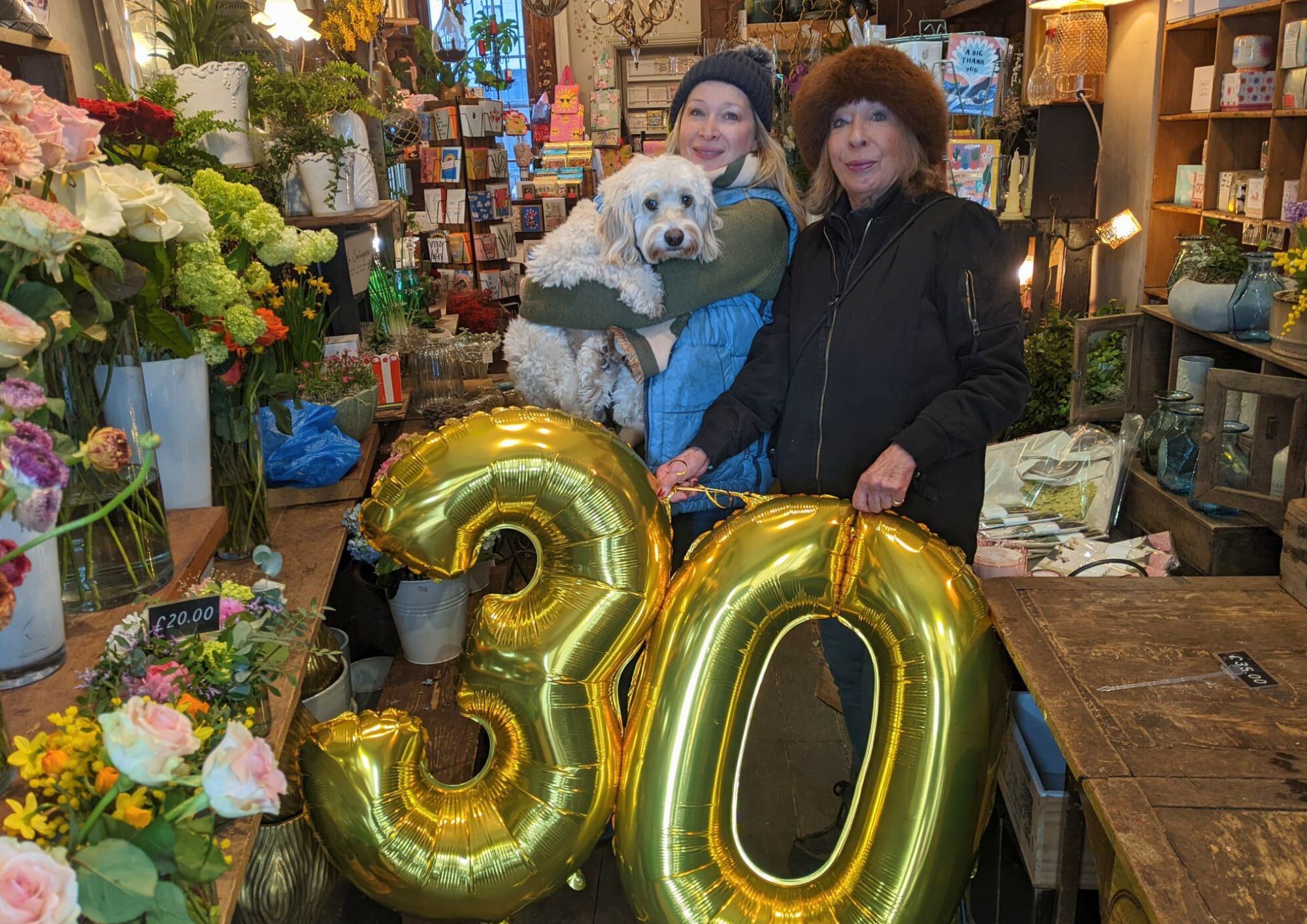 Happy anniversary to Mrs Blanck… and her mum Mrs Blank blank blanck florists