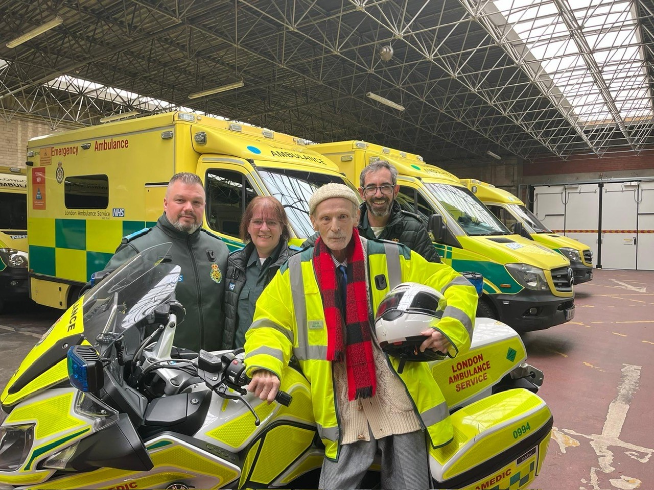 Pensioner’s ambulance station tour was ‘a dream come true’ Camden Ambulance Station