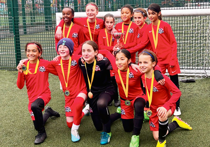 ‘Fantastic’ Elite win cup in their very first season Camden Elite Girls