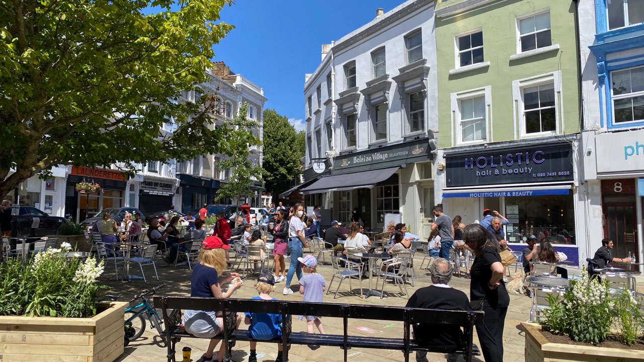 Belsize Streatery: ‘Wonderful project’ or ‘land grab’ – it’s here to stay! belsize streatery CNJ Image 2020-07-09 at 10.28.39 (18)