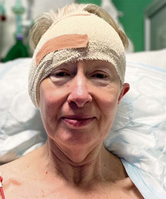 ‘Death’ of NHS is greatly exaggerated Dee Searle post op