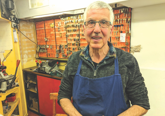 John Gulliver: George Michael retires after 40 years cutting keys and cobbling shoes George Michael