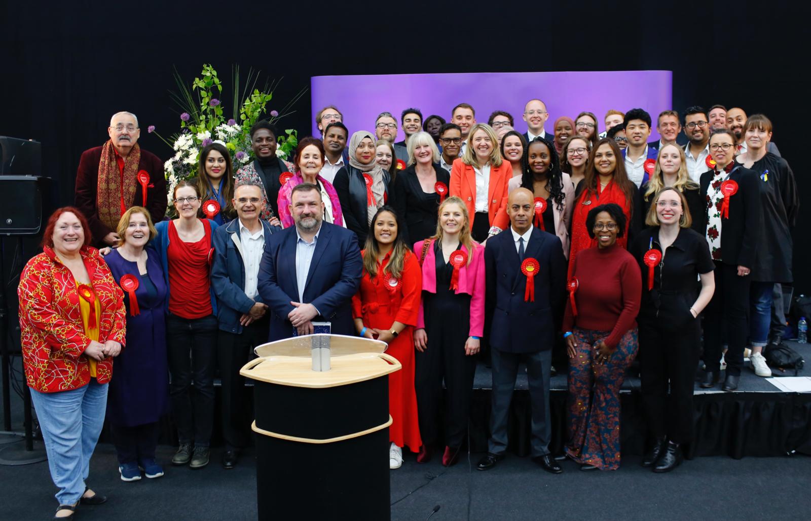 Labour retain grip on Camden Council with another thundering victory Labour team 2022