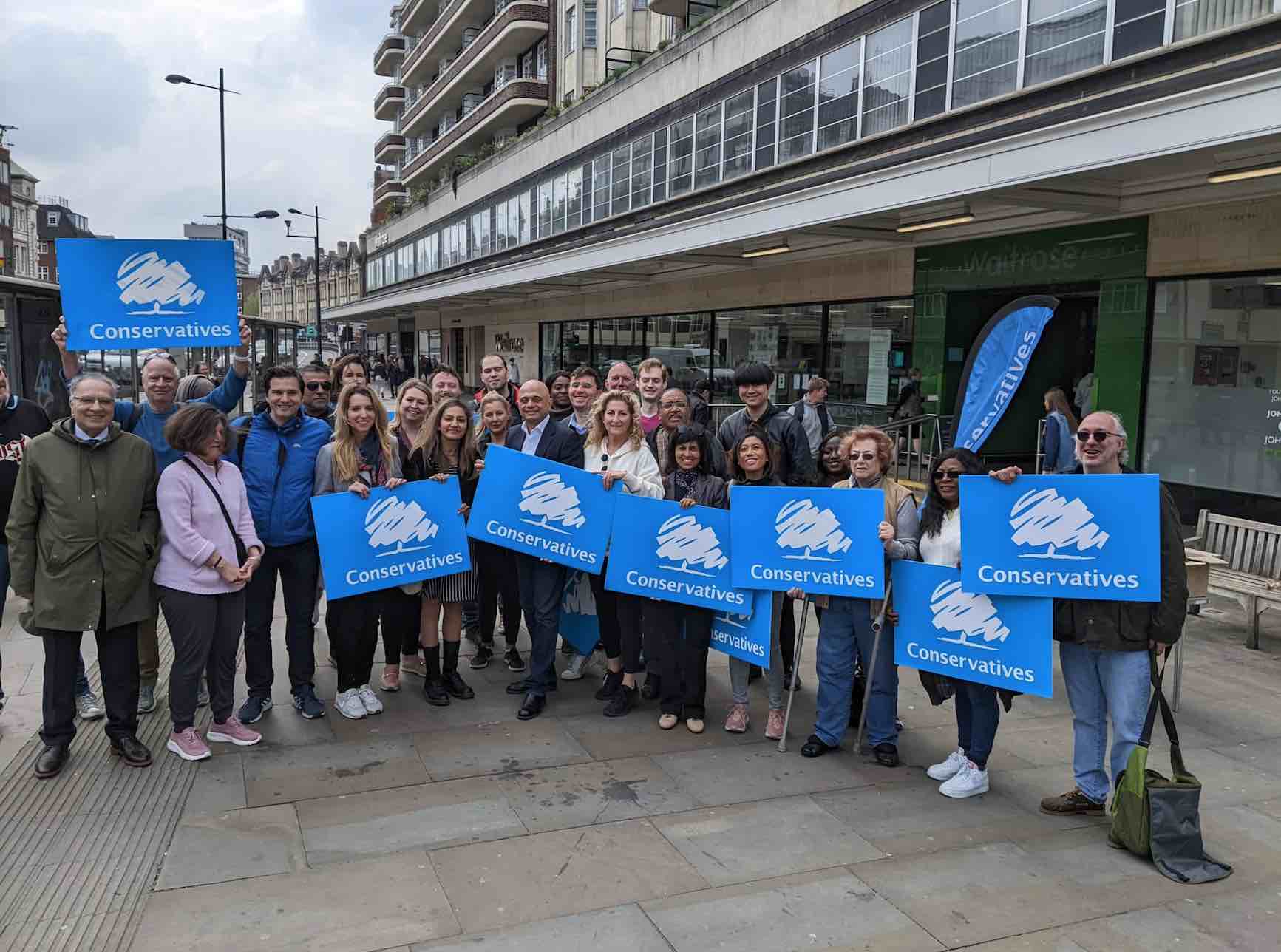 The Saj defends PM Boris as he joins election trail Karen Bradley and Sajid Javid joins the Camden Conservatives