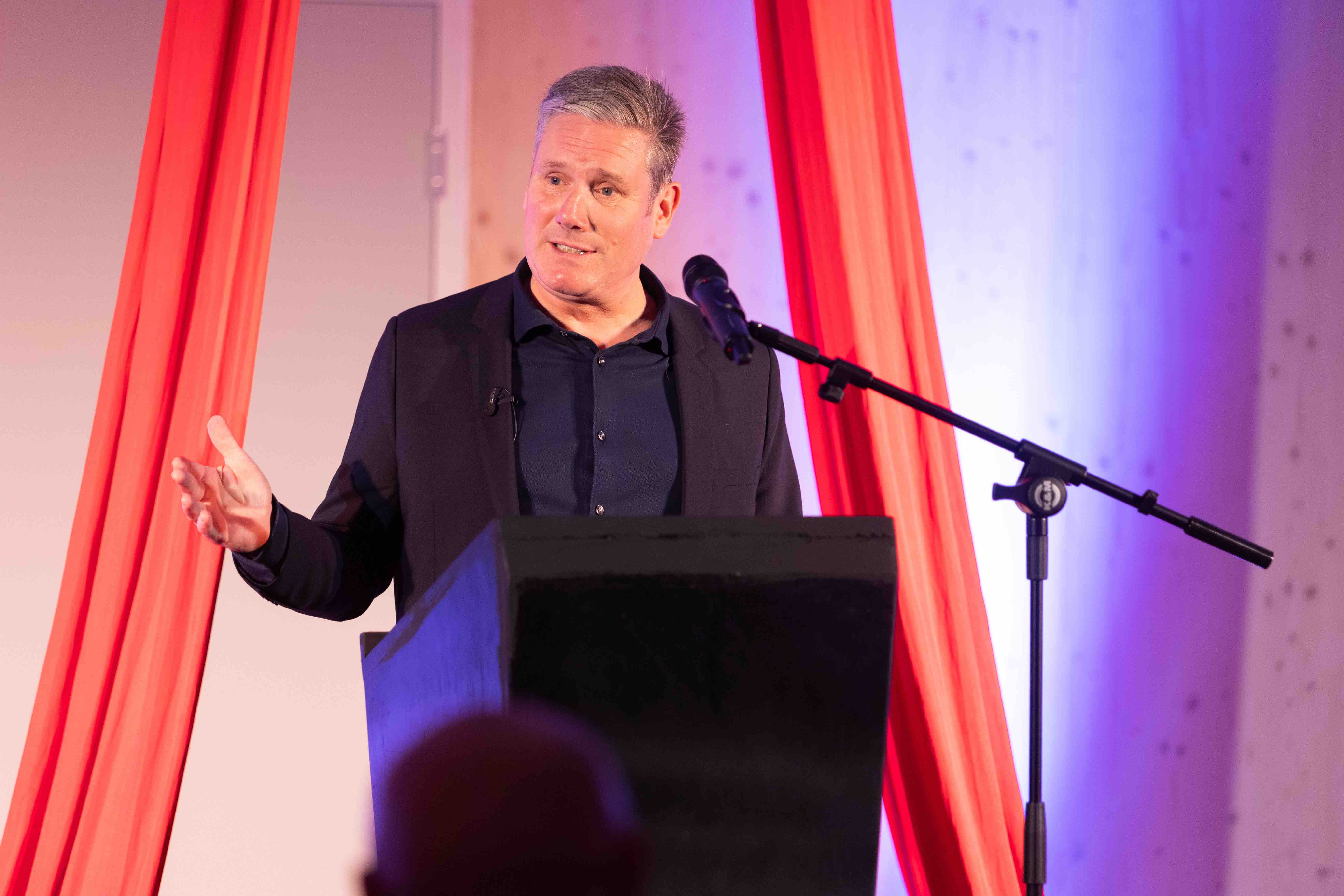 £200 million slashed from the council’s budget – but will Sir Keir restore the missing money? Keir Starmer at the opening of Roundhouse Works, (c) John Williams