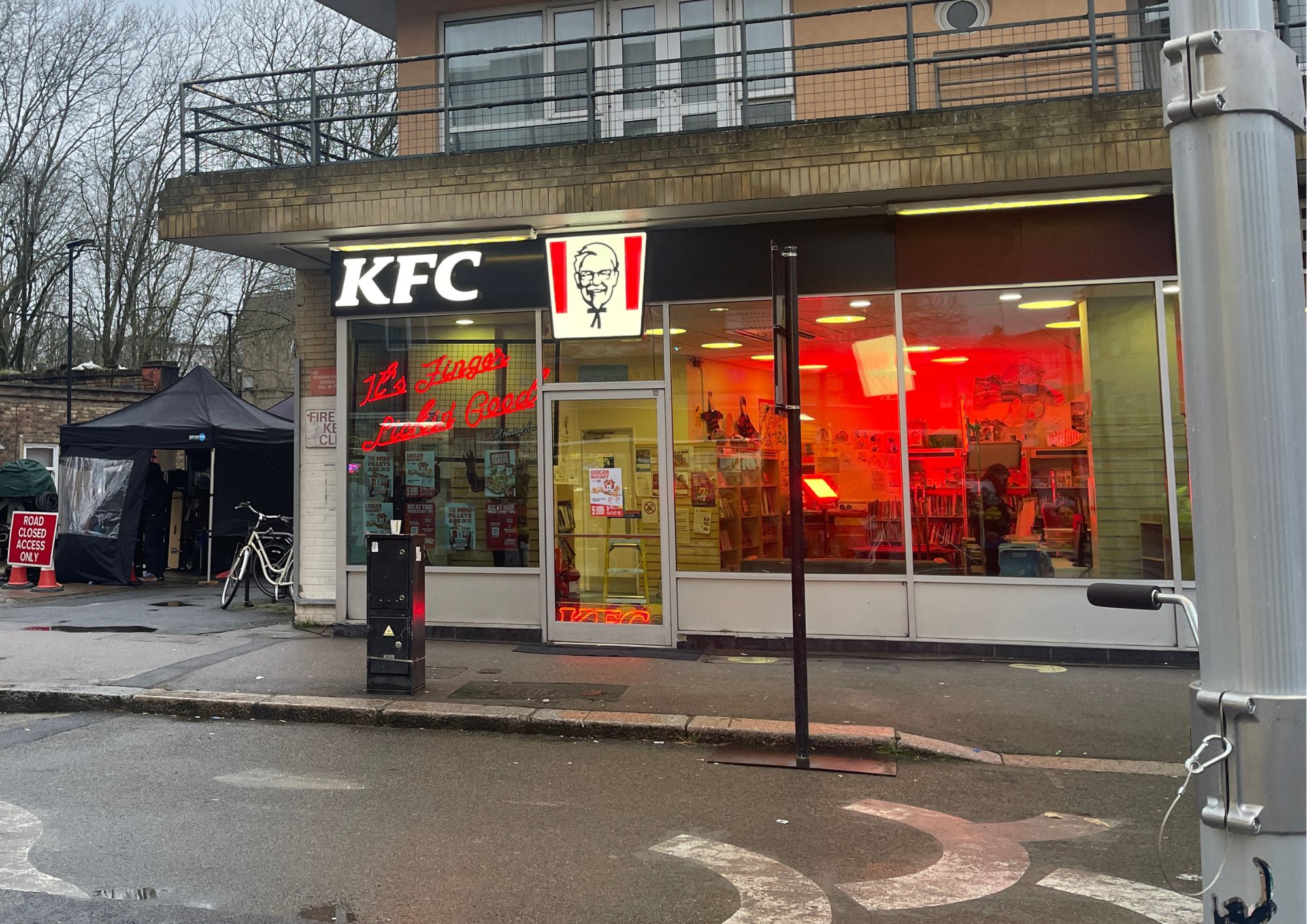Council lets Colonel Sanders take over children’s library for fried chicken advert kfc library (3)