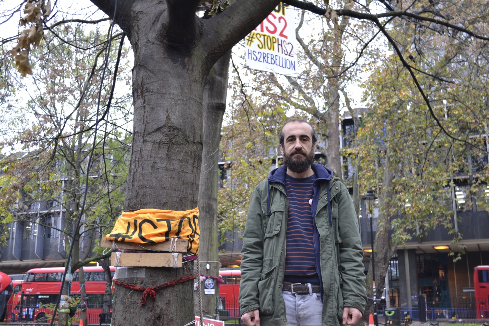 HS2 tree activists: ‘We’re going to stand our ground’ HS2 tree activist