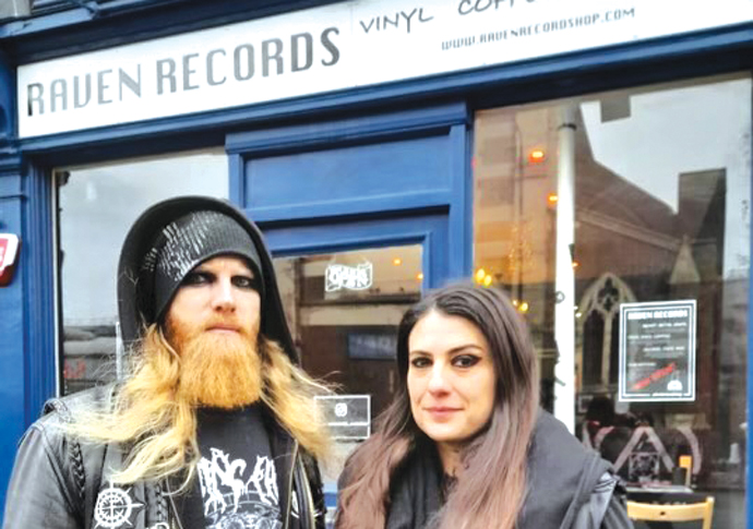 Heavy metal with a clear head Raven records