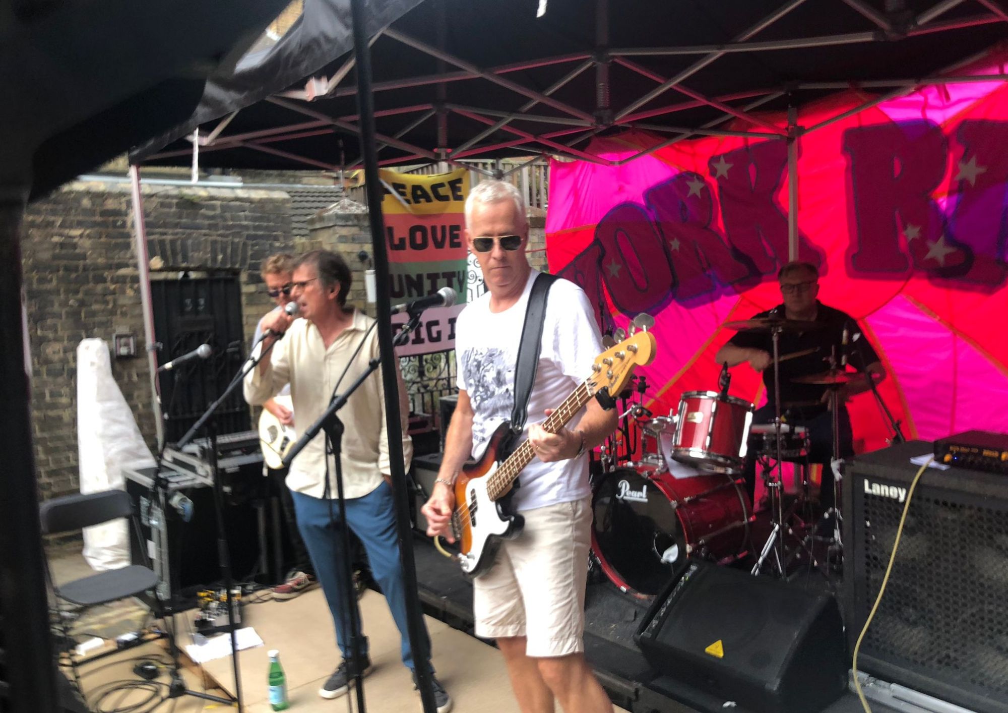 WATCH: Robert Peston and Ed Balls in band rocking out at York Rise Street Party streets fest
