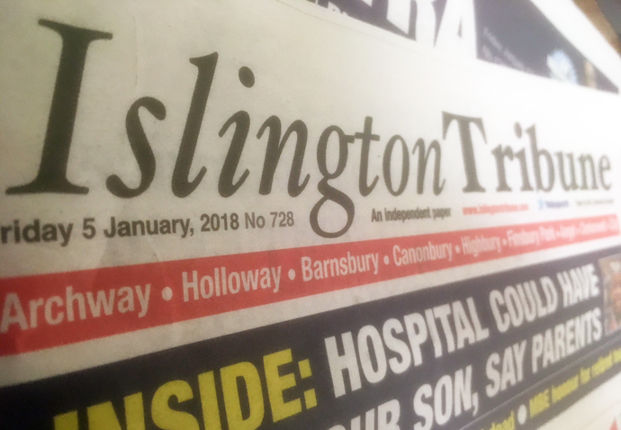 Islington Tribune advertising rates Trib for adverts