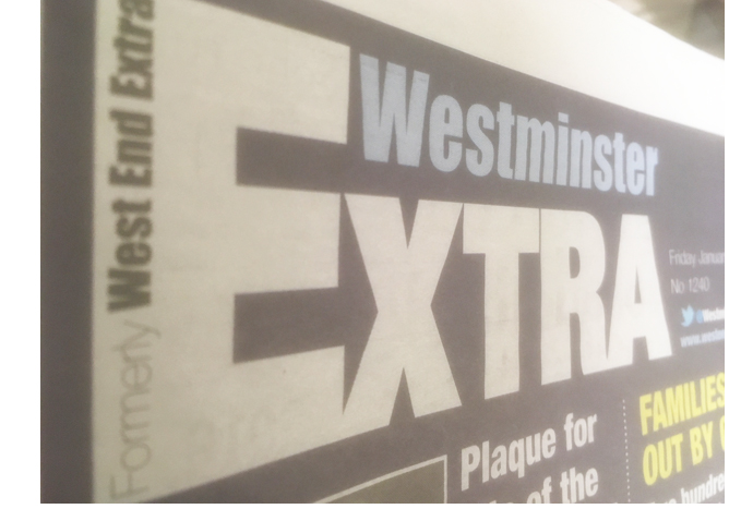 Westminster Extra advertising rates Wextra front new