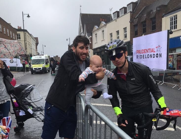 Former councillor takes on RideLondon 100 to raise money for baby charity yarde